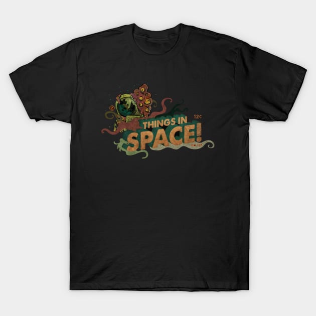 Things In Space Logo T-Shirt by zerostreet